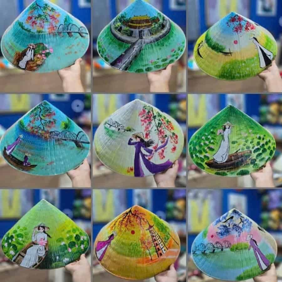 Vietnamese conical hat gift for international guests by Dasaque