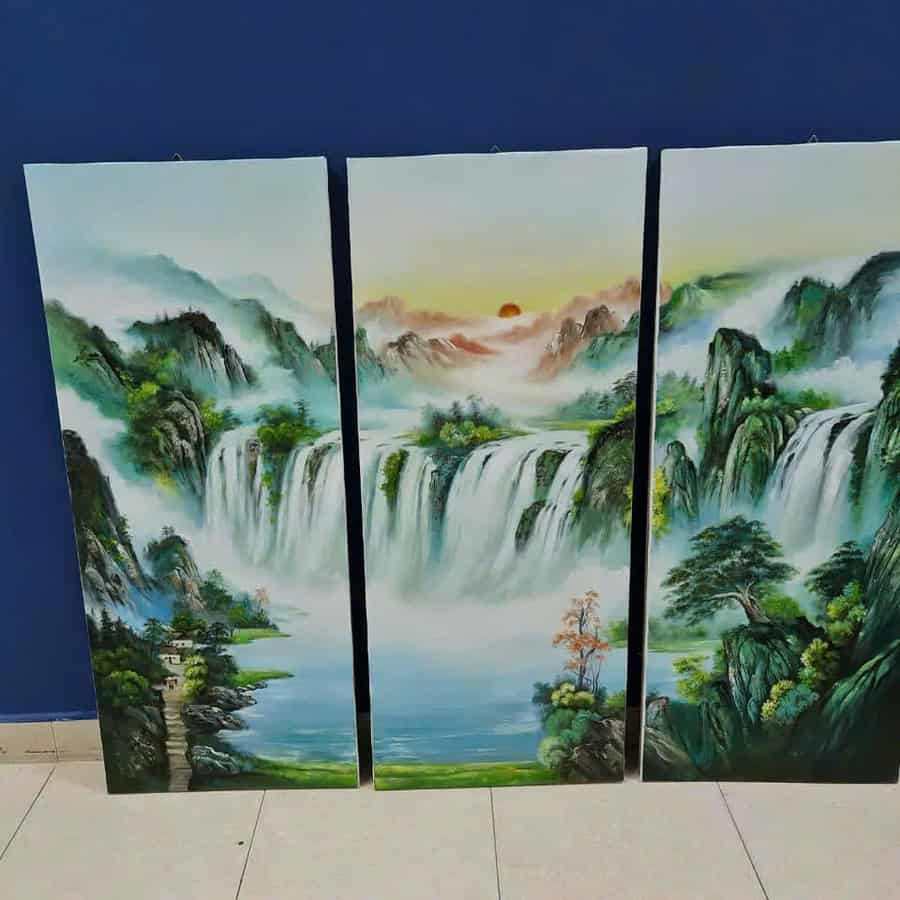 vẽ tranh tường đơn giản