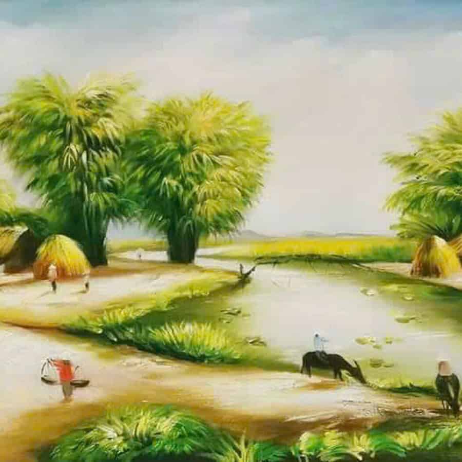 vẽ tranh tường mầm non đẹp nhất
