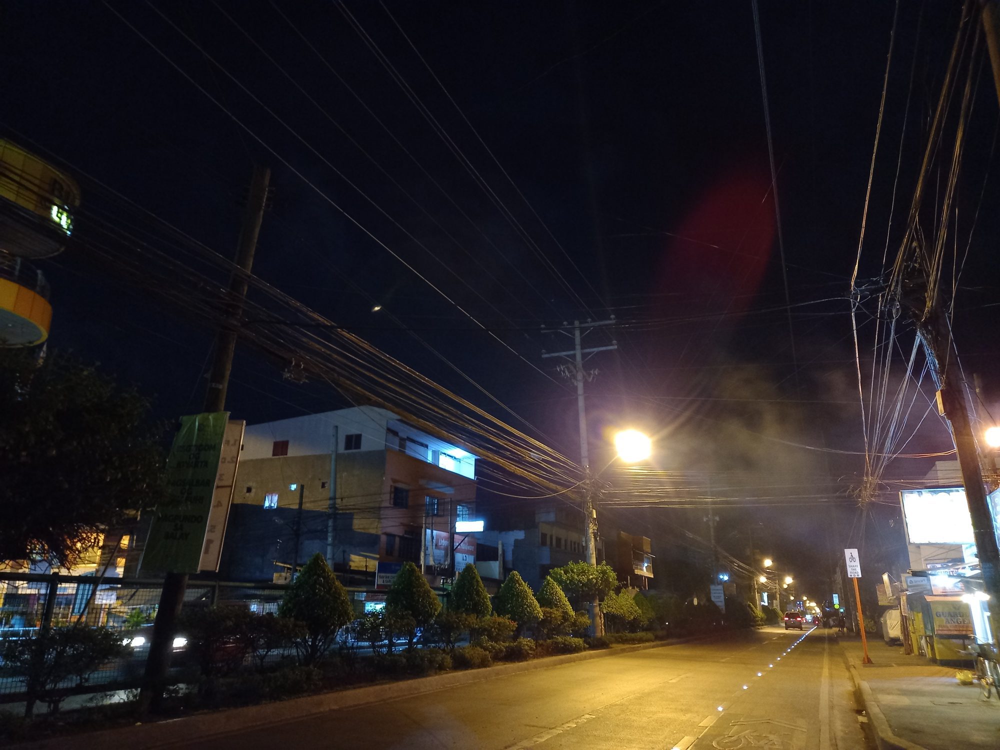 Night shot on Pro mode