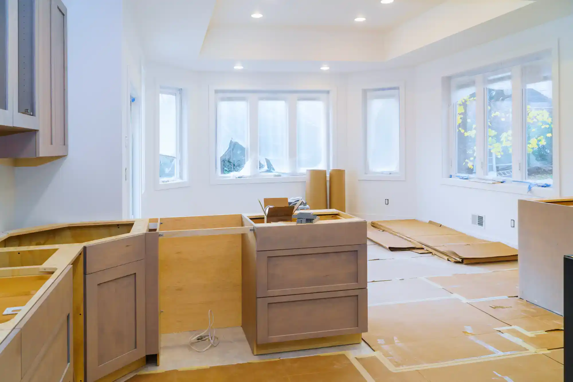 Beautifully remodeled kitchen with new cabinets and countertops in San Jose.