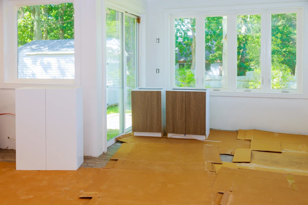 Sunroom with large windows and natural light in San Jose home.