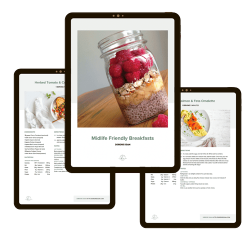Midlife friendly breakfasts ipad mockup