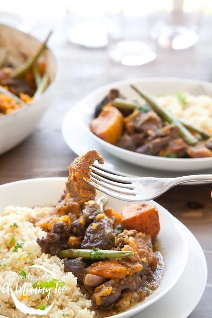 Slow-Cooked Lamb Casserole with Sweet Potatoes