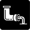 Flowing-Water-on-Pipe-Icon