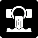 Flowing-Water-On-Sewer-Icon