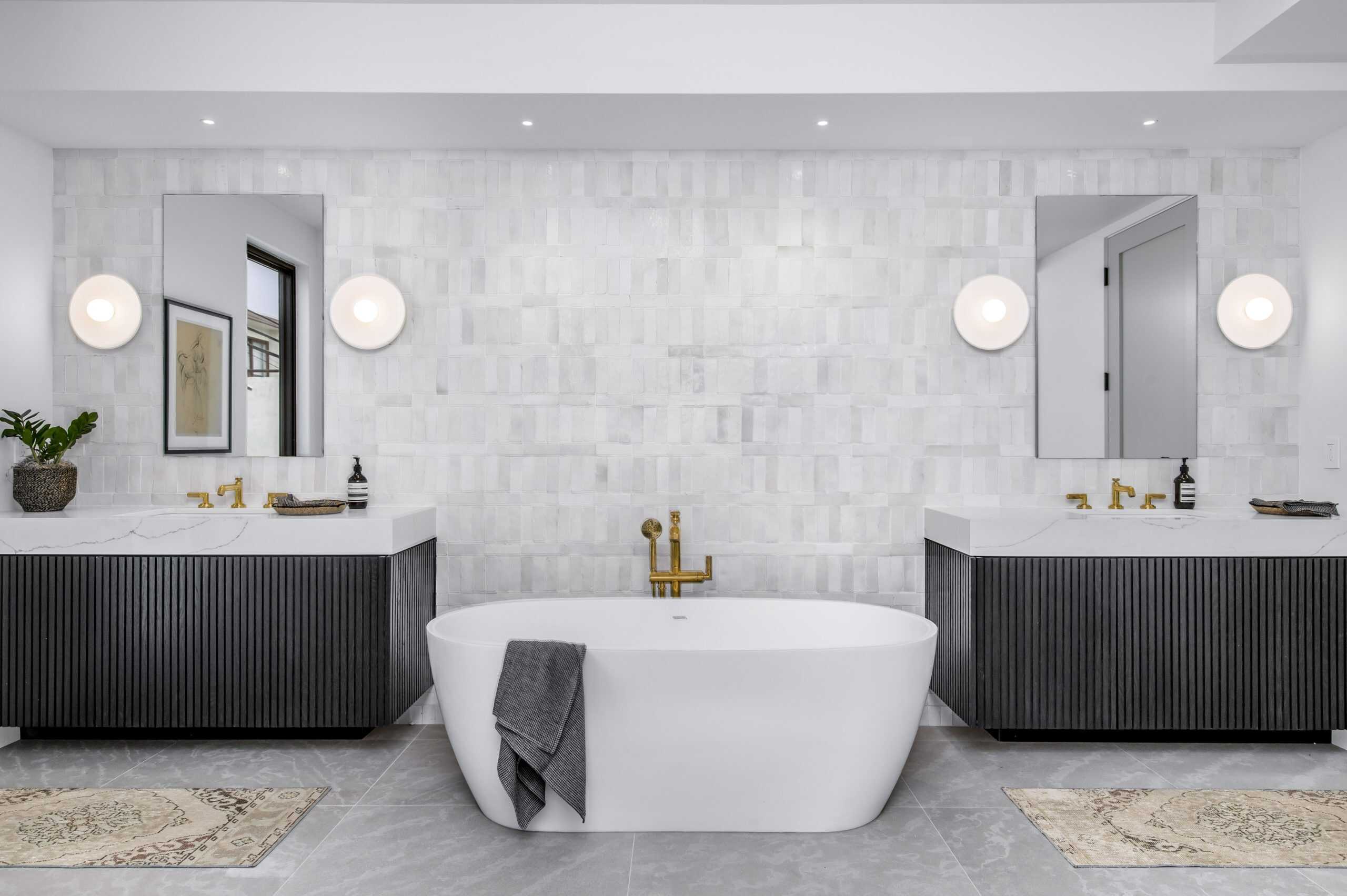 Luxury bathroom remodeling project