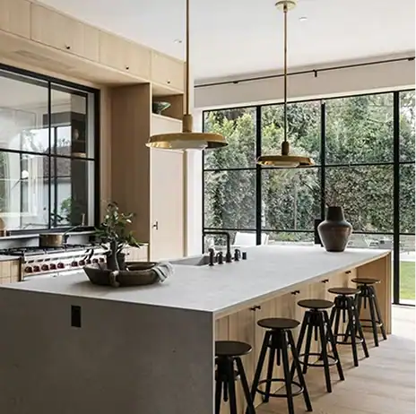 Modern kitchen and lounge