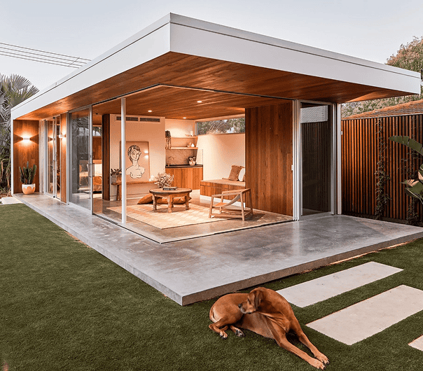 Custom-built backyard unit