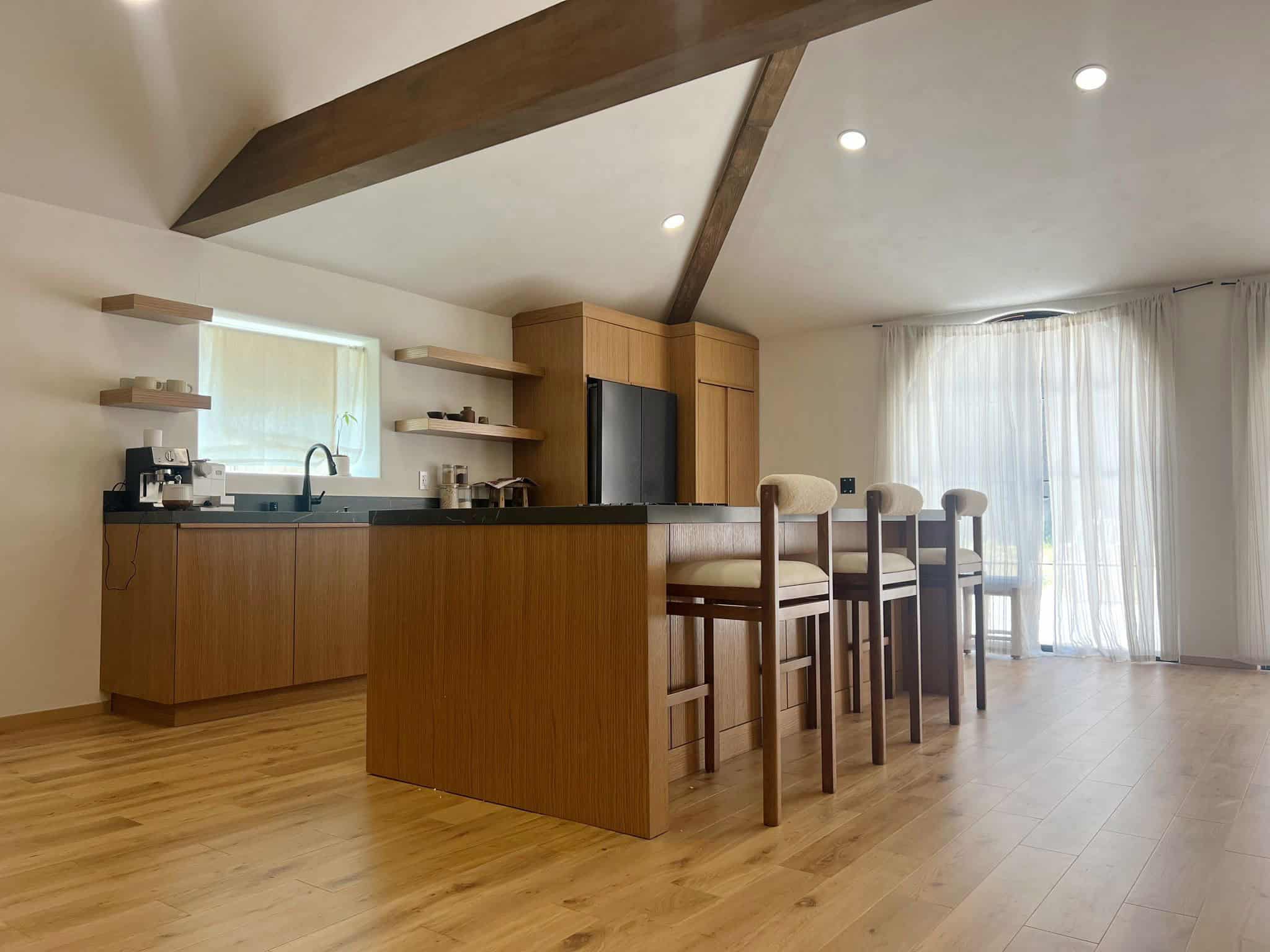Modern wood kitchen design