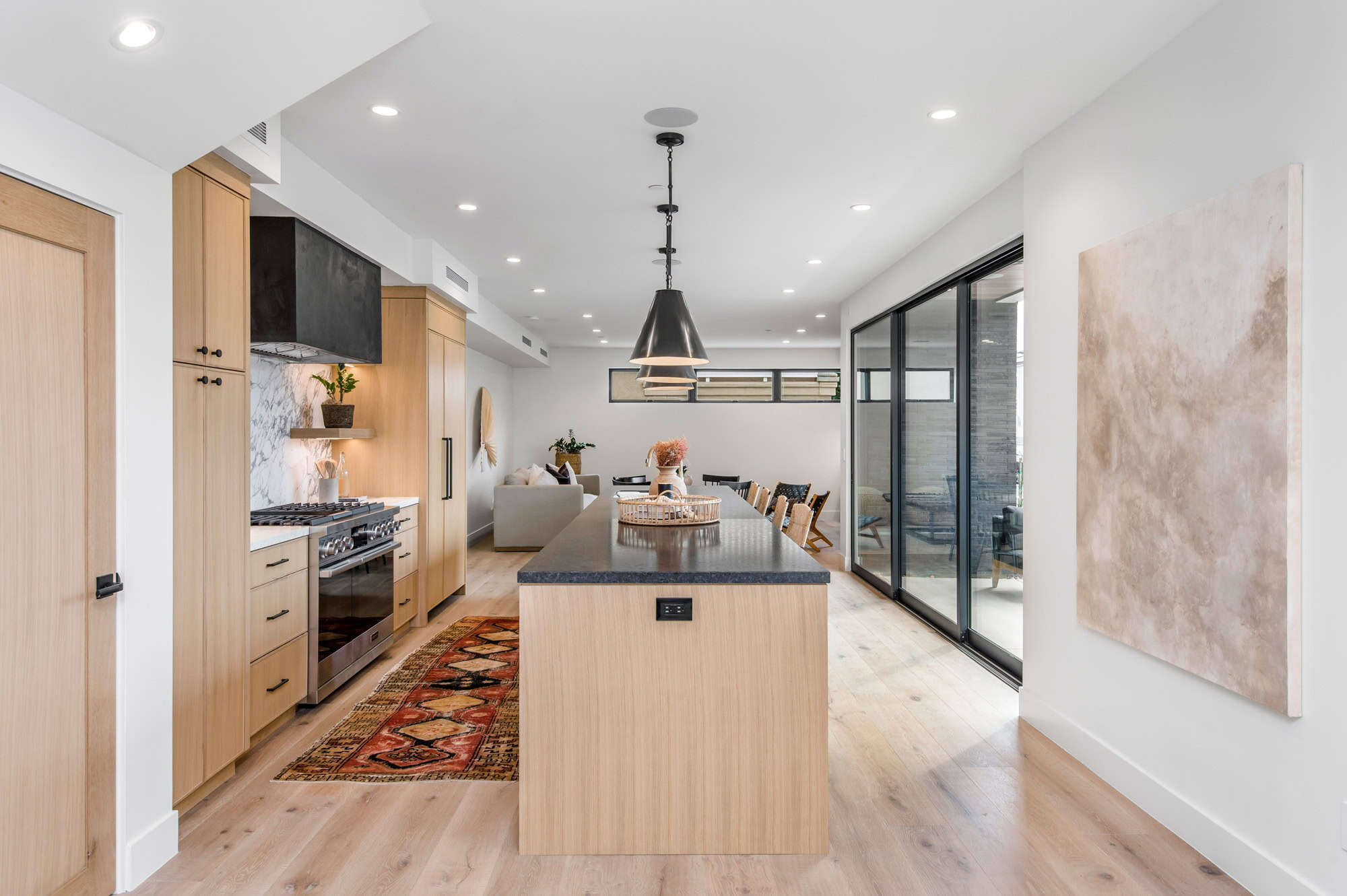 Open-concept kitchen design