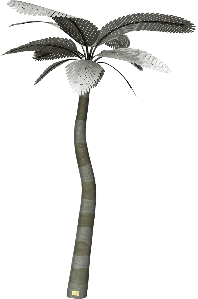 Artificial Designer Palm Tree for Modern Interior and Exterior Decor.