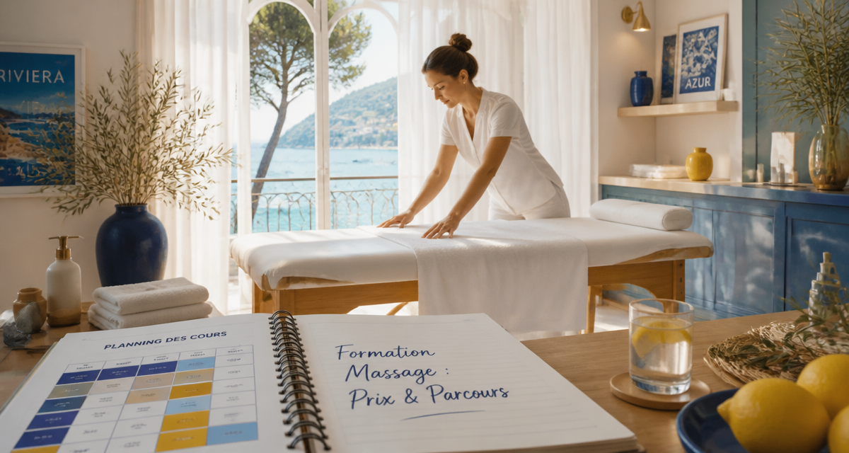 formation massage prix carnet cours