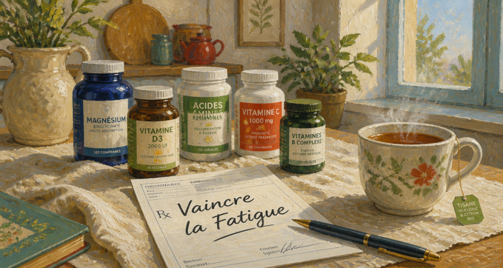 Medicaments contre la fatigue sur table