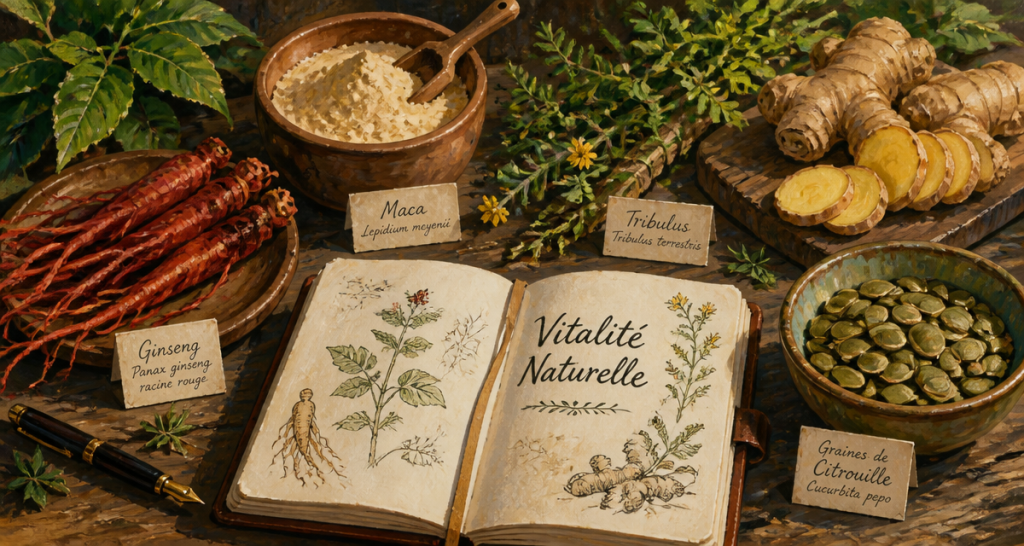 produit naturelle pour erection plantes table