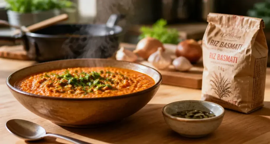 Sources de proteines vegetales : curry de lentilles corail