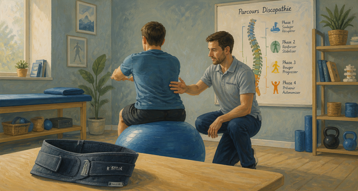 traitement discopathie exercices ceinture lombaire