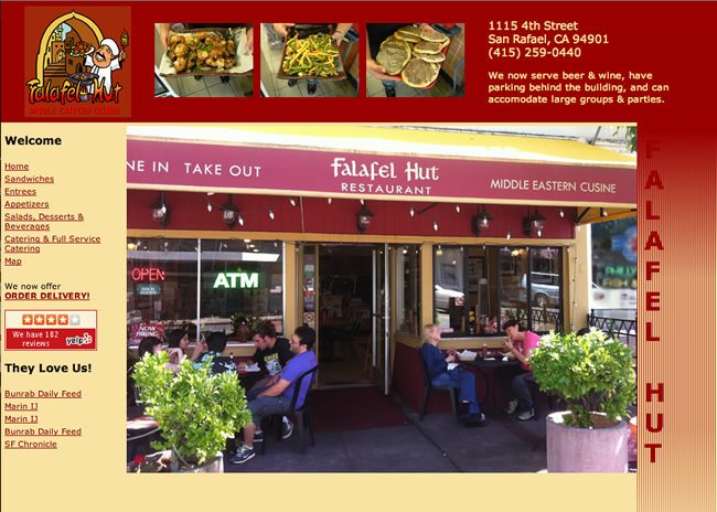 Falafel Hut Website