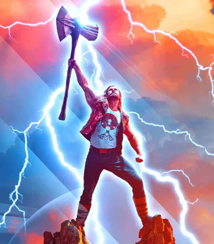 Marvel Thor Lightning wall art