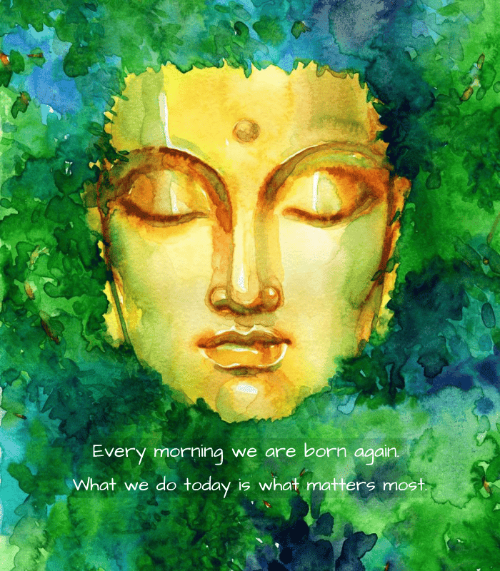 Awakening Buddha Quote Wall Art