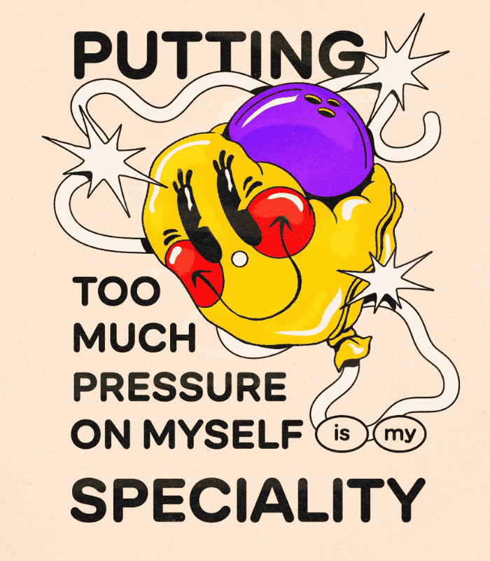 Too Much Pressure Motivational Quote Wall Art2