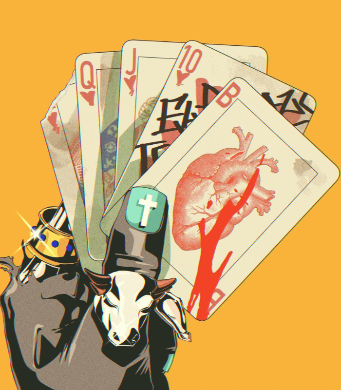 Stack of Cards Wall Art