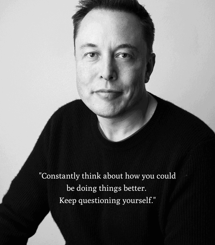 Elon Musk Motivational Quote Wall Art