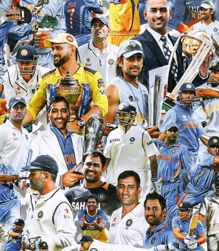 MS Dhoni Celebration Wall Art
