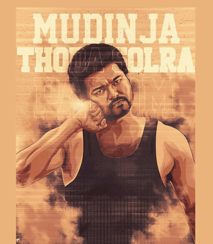 Thalapathy Vijay Wall Art