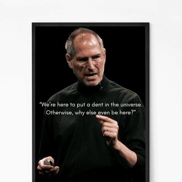 Steve Jobs Quote Wall Art