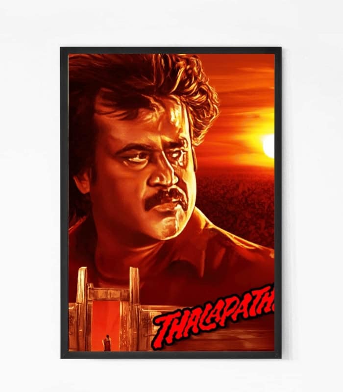 Thalapathi Rajinikanth Wall Art