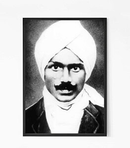 The Great Tamil Poet Mahakavi Bharathiyar Wall Art