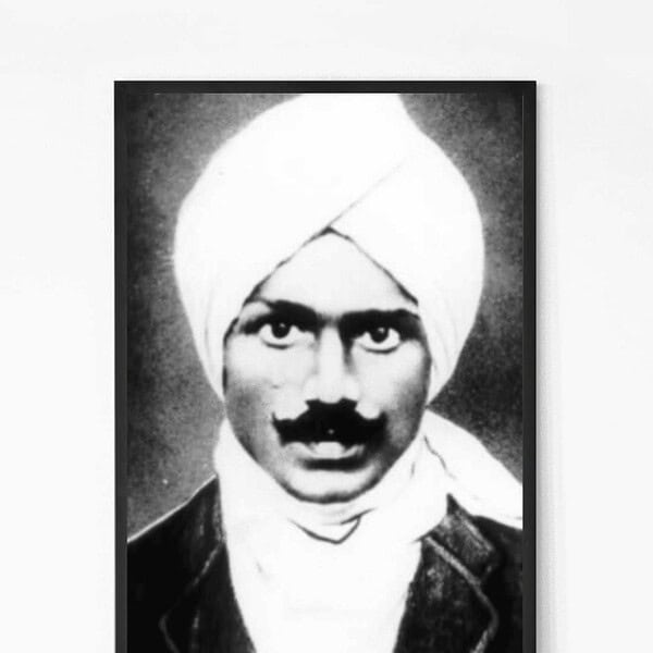The Great Tamil Poet Mahakavi Bharathiyar Wall Art