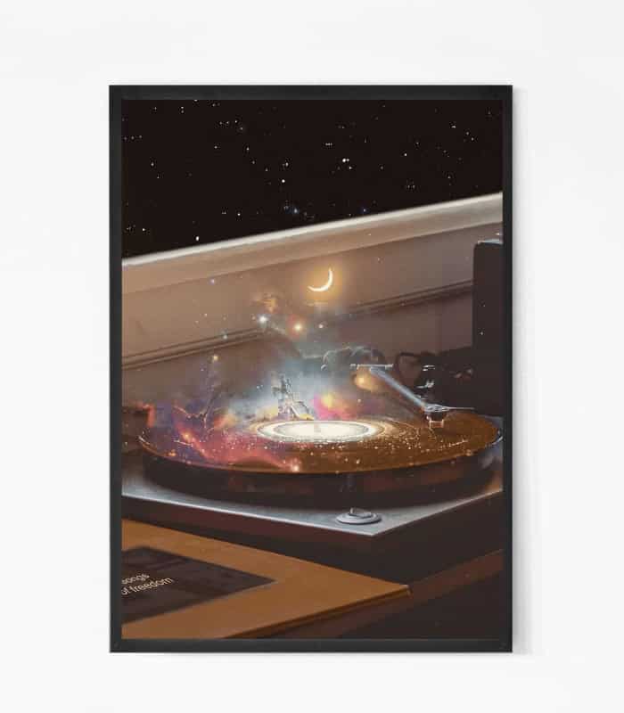 Vinyl Record player Wall art