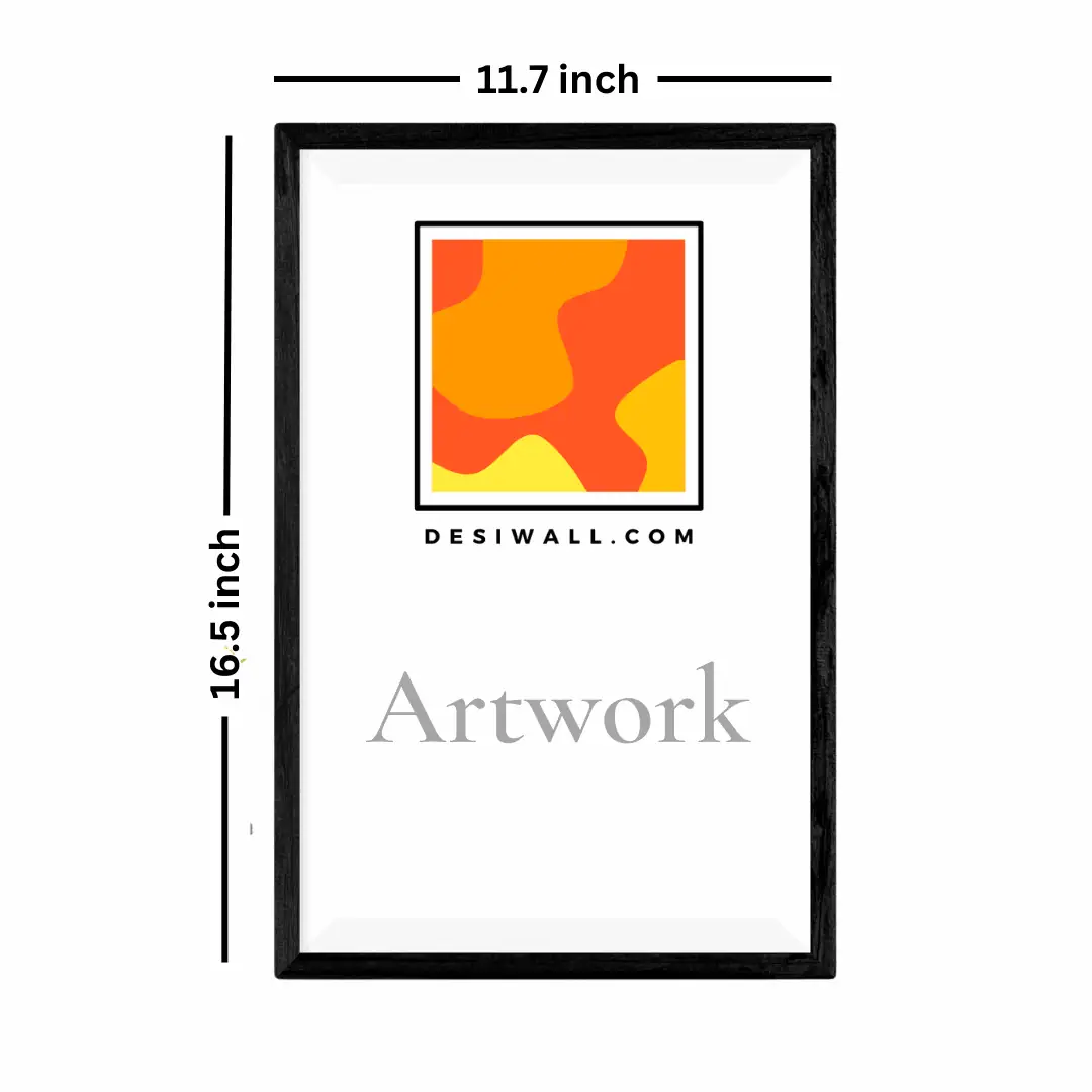 Stack of Cards Wall Art | Glass Framed Poster for Home and Coffee Bar - Image 3