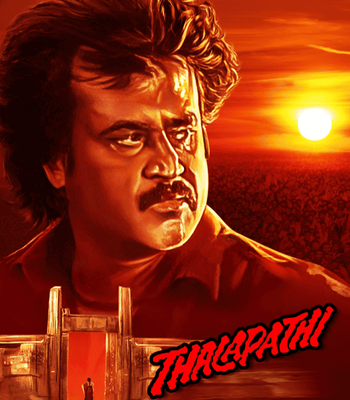 Thalapathi Rajinikanth Wall Art