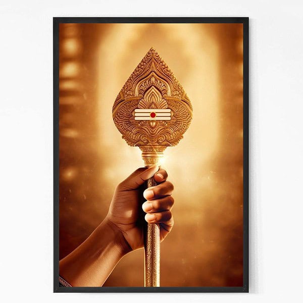 Tamil God Vel Murugan Wall Art