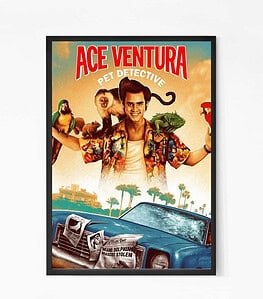 Ace Ventura Pet Detective Movie Framed Wall art