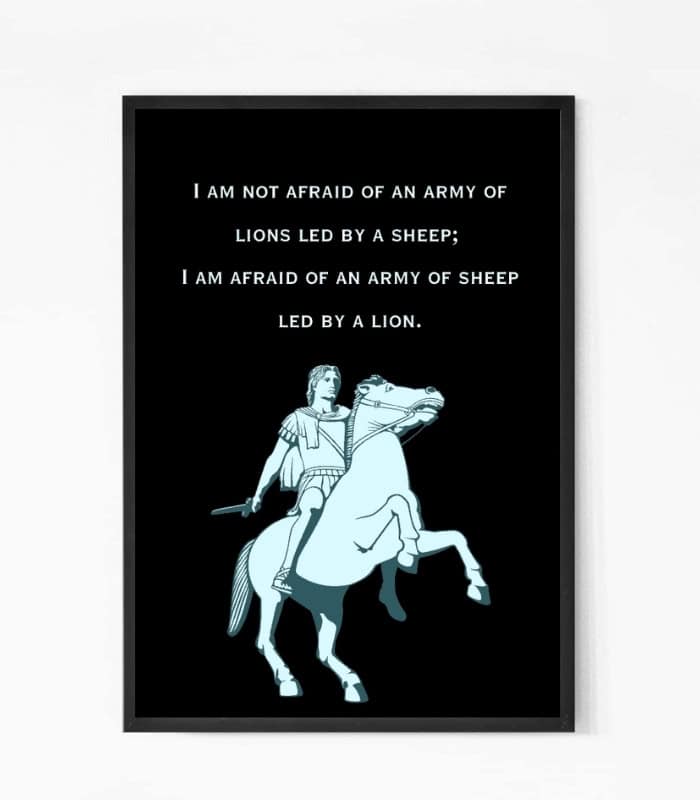 Alexander the Great Quote Wall Art