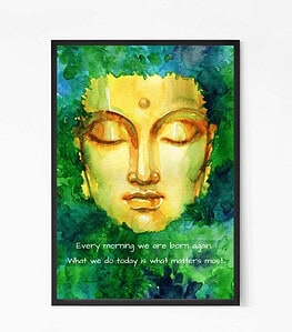 Awakening Buddha Quote Wall Art