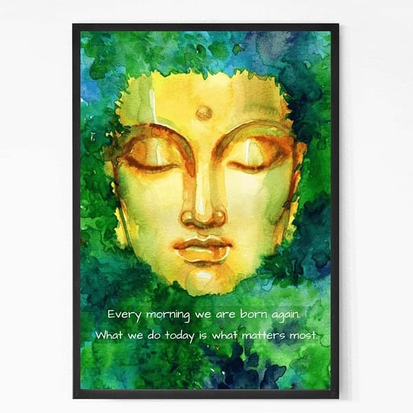 Awakening Buddha Quote Wall Art