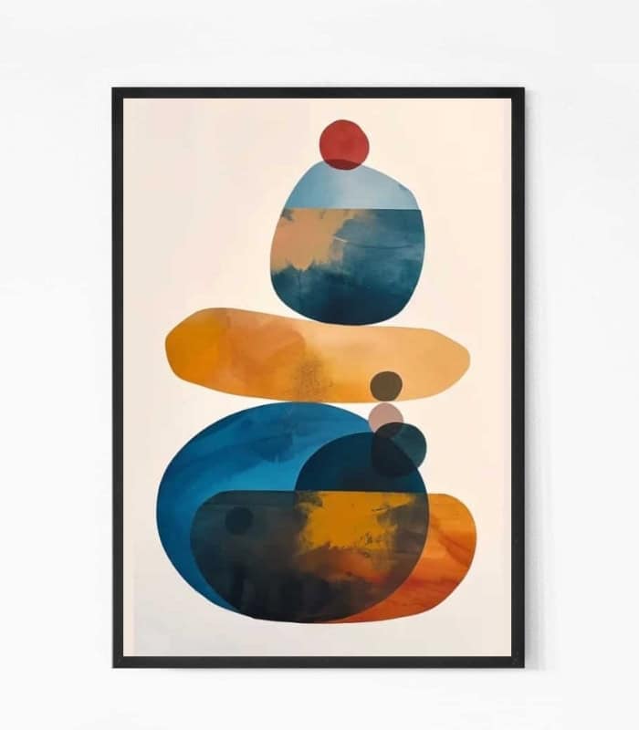 Balance Stones minimalistic Wall Art