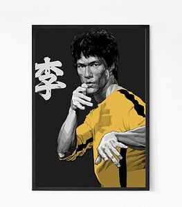 Bruce Lee Enter the dragon Wall Poster