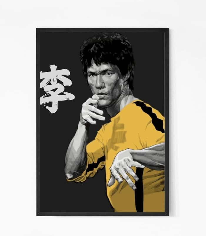 Bruce Lee Enter the dragon Wall Poster