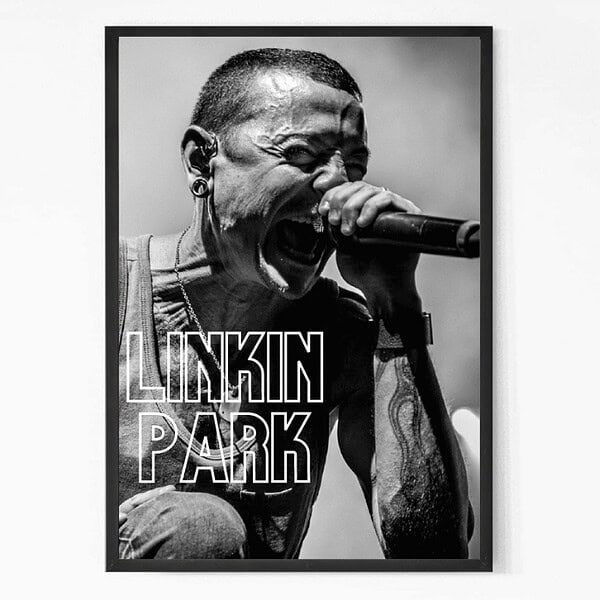Chester Bennington From Linkin Park Wall Art
