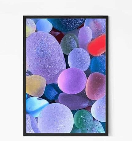 Colorful Glass Stone Wall Art