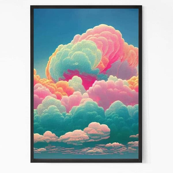 Cotton Candy Clouds Wall Art