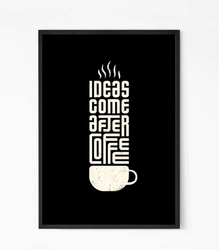 Creative Coffee Quote Wall Art