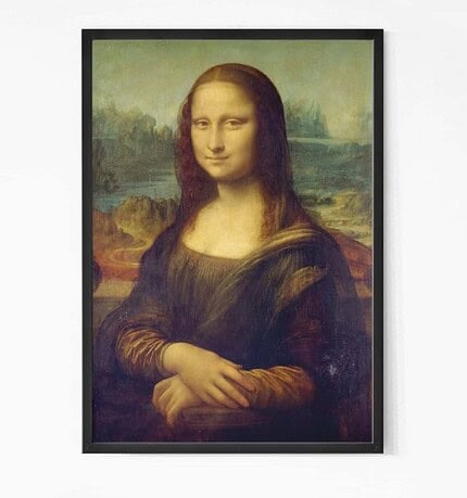 Da Vinci Mona Lisa Painting Wall Art
