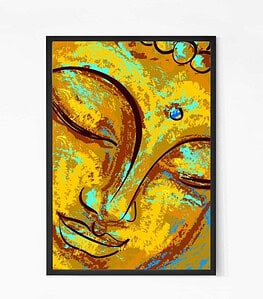 Divine Golden Buddha Wall Art